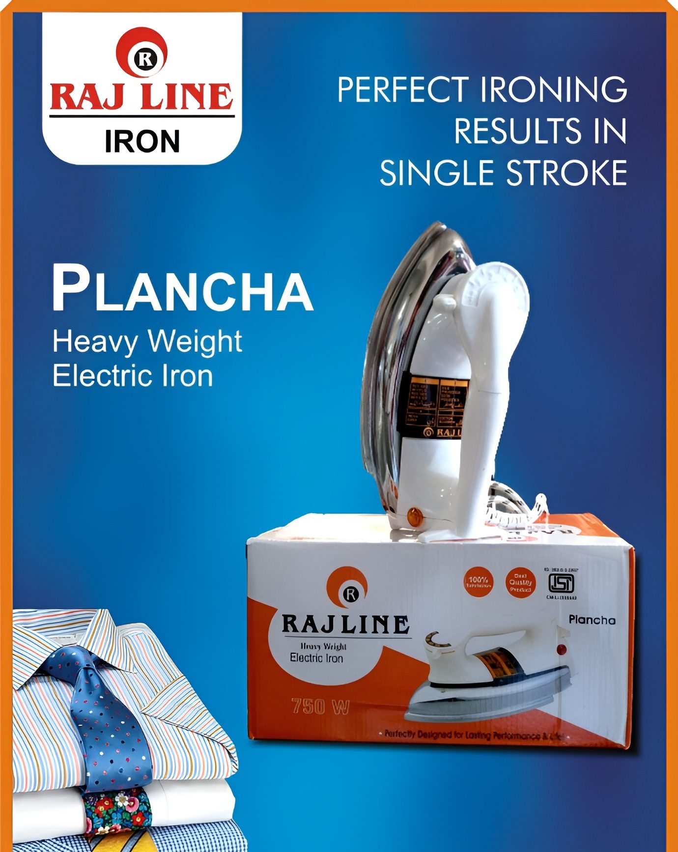 Read more about the article Rajline Plancha Heavy Weight Electric Iron