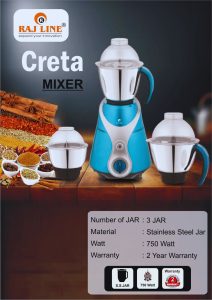 Read more about the article Powerful 750W with 3 Stainless Steel Jars | Rajline.in