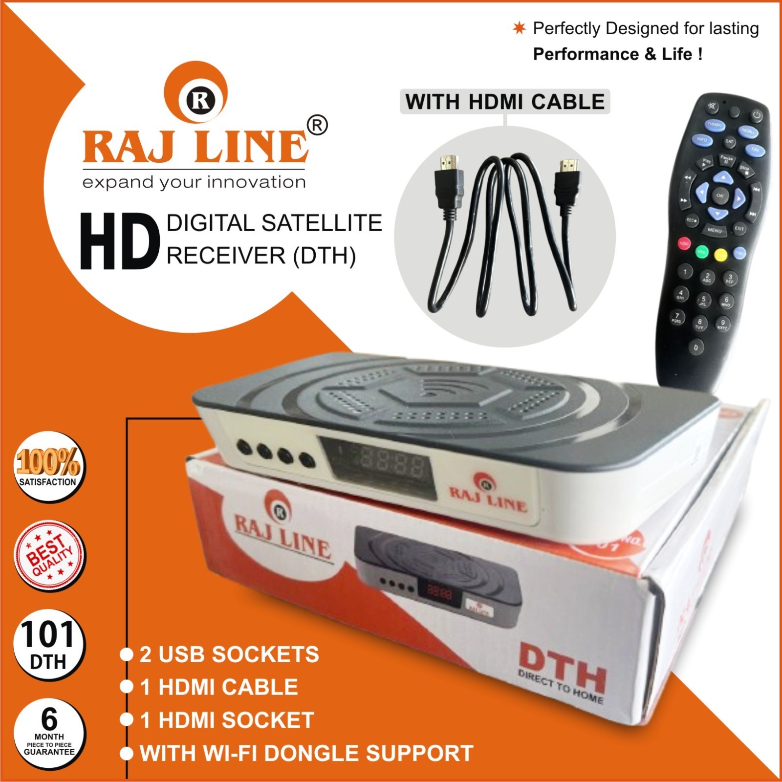 Read more about the article Rajline Digital Satellite Receiver (DTH)